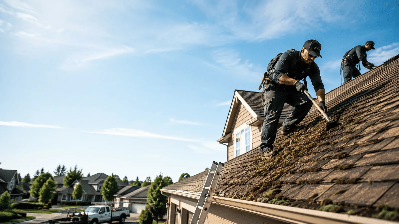 Roof Moss Removal in Harbor Beach, MI near me